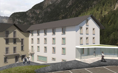 mandat d’études parallèles – rénovation de l’hôtel du glacier – trient – 2018